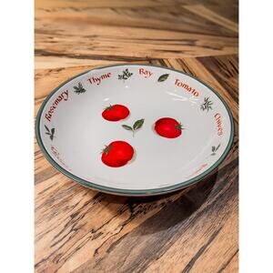 Crate & Barrel, Pomodori Collection Pasta Bowl, 13” x 2.75"